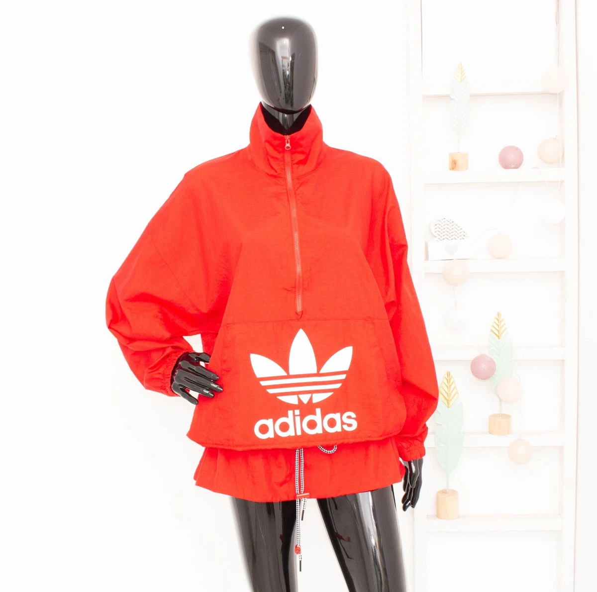Adidas originals red sale jacket