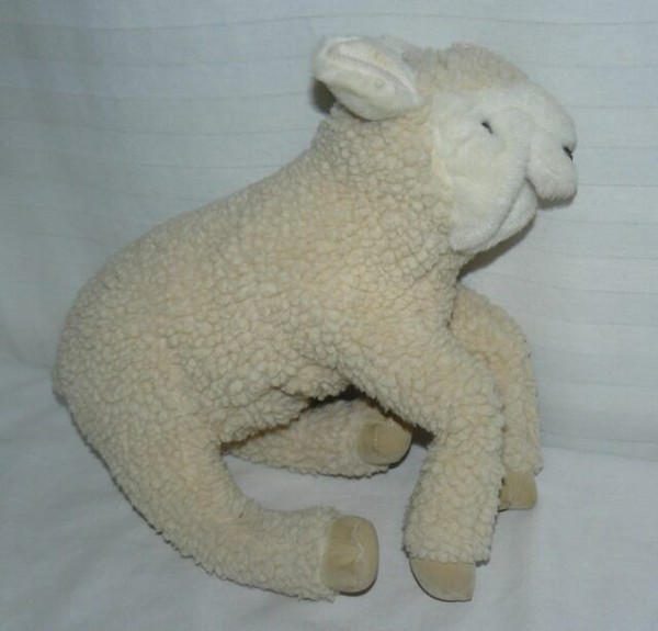 Folkmanis Full Body Lamb Plush Stuffed Hand Puppet Folktails 12x14 for sale online eBay