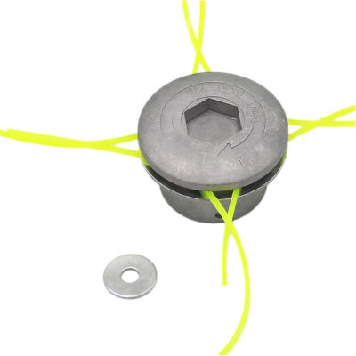 2 Testine Decespugliatore Universali In Alluminio | Con 8 Fili Di Ricambio E Chiave | Per Giardino E Prato - Foto 11