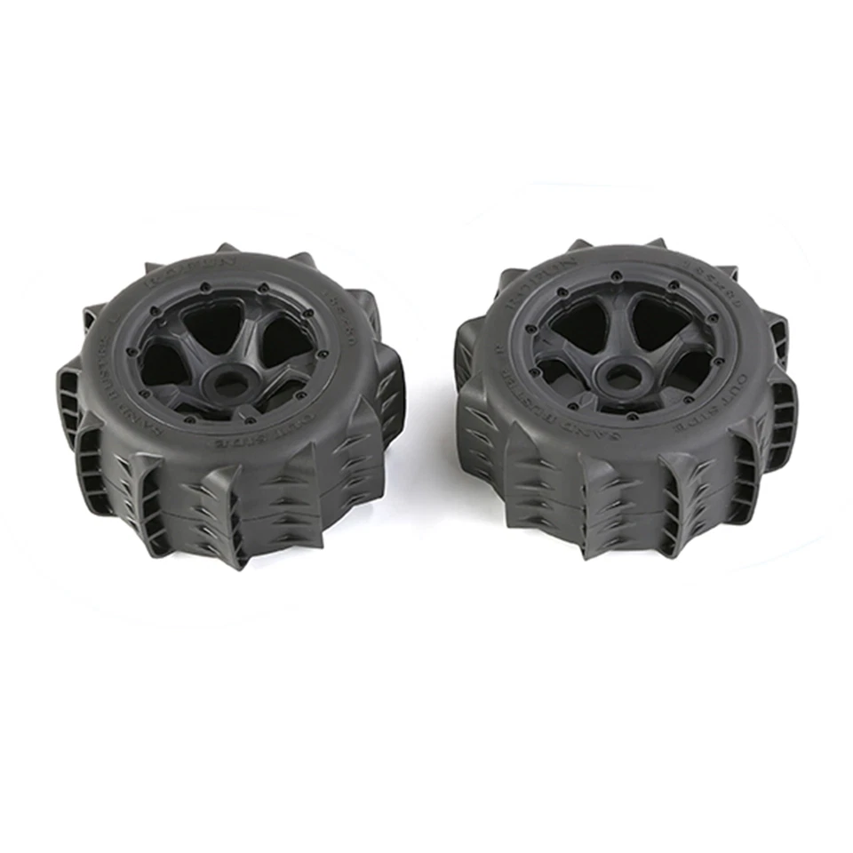 2pcs 185x80mm Rear Desert Sand Off-road Wheel Tires For RC 1/5 HPI Rovan Baja 5B - Image 4 of 4