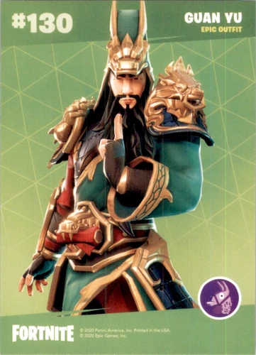 2020 Panini Fortnite Series One GUAN YU #130