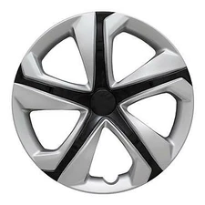 NEW 2016-2018 Honda CIVIC 16" 5-spoke Silver Black Hubcap Wheelcover