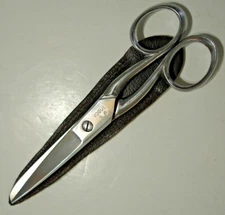 VOGUE 6" CROME DRESS MAKER SEWING FABRIC CRAFT HOUSEHOLD SHARP SCISSORS S6 ITALY