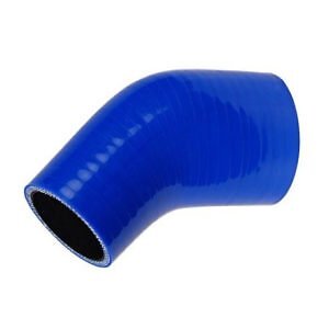 Blue Silicone Reducer Turbo Hose Elbows BOV 45 Degree 57mm - 76mm 2.25" - 3" - Bild 1 von 1