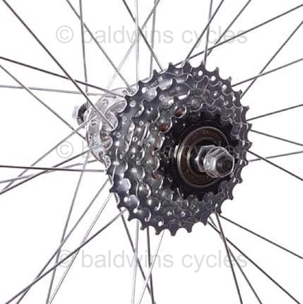 26 " Alloy REAR Mountain Bike Wheel & 5 SPEED FREEWHEEL Bicycle MTB (R) eBay