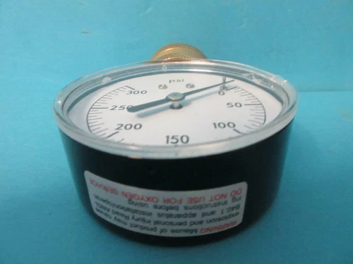 LOT OF 2 NEW JONES J66-300 WATER TEST GUAGE 0-300 PSI 2-1/2 FACE 3/4 CONNECTION - Picture 11 of 12