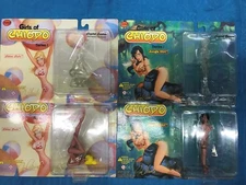 Girls of Chiodo - Jungle/Bikini Girl reg/crys Figures - Skyboltz Toyz - Signed