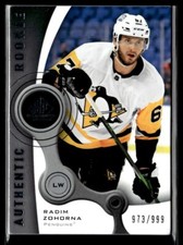 2021-22 SP Game Used Rc Radim Zohorna Rookie 973/999 #H1R4C
