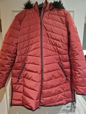 Dare2b Striking Quilted Puffa Puffer Parka Waterproof Jacket Rpp £200 Earth Rose