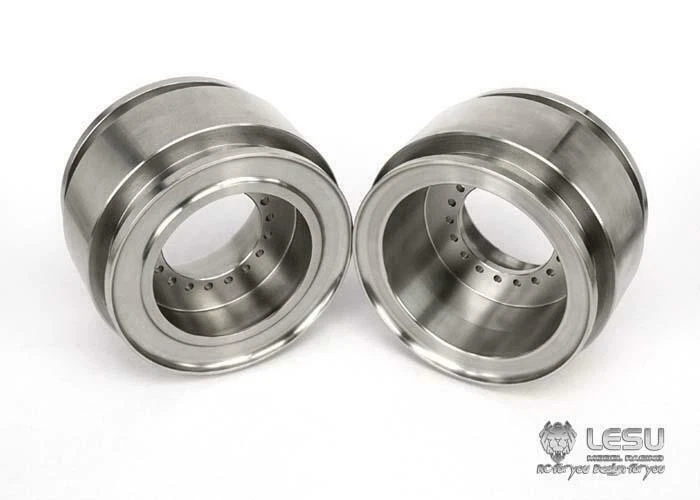 LESU Metal DIY Spare Parts Wheel Hubs for 1/15 Loader RC Cars Model Truck Tamiye - Image 4 of 4