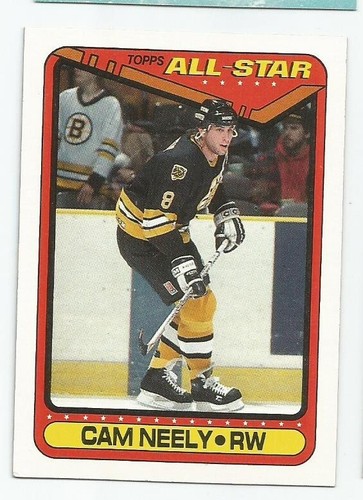 CAM NEELY 1990-91 TOPPS ALL-STAR CARD CONDIZIONI NM-MT - Foto 1 di 2