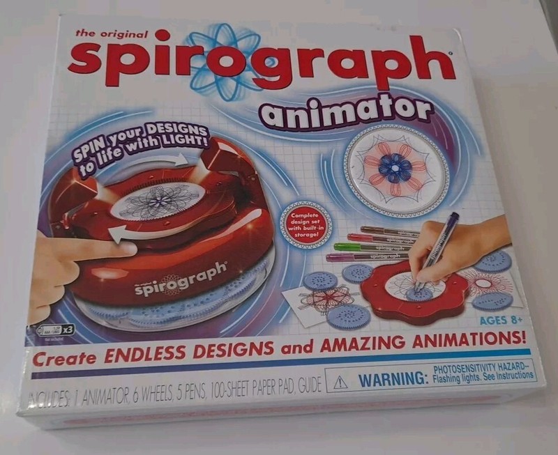 Spirograph Animator, The Original, PlayMonster,  Spin Your Designs to Life New!!