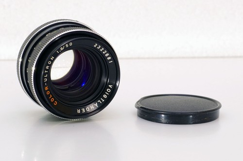 Voigtländer color-ultron 50mm f/1.8 prime lens M42 screw mount *WITH ISSUES*