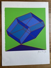 Achille PERILLI serigrafia "Picche" Bolaffi Arte firmata e numerata 