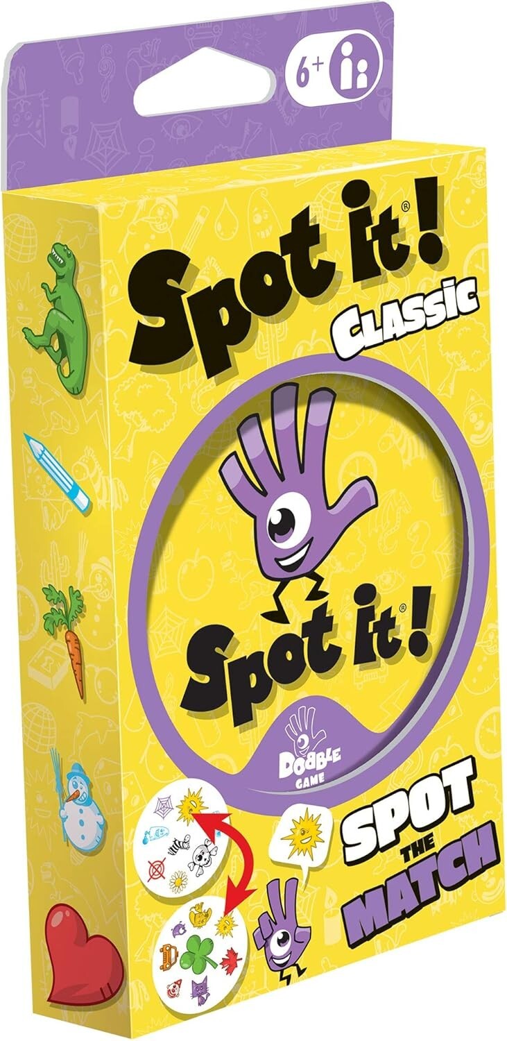Spot It! Classic Family Card Game Party Games Travel Game For Kids New-image