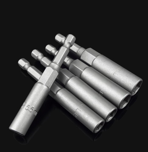Non-Magnetic Hex Socket Wind Batch Sleeve Drill Bits Adapter Deepen Dia 6mm~18mm - Picture 9 of 12
