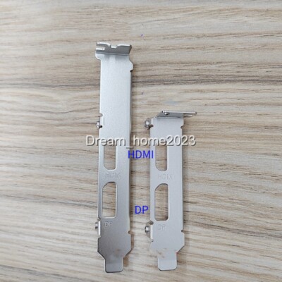 Full Height Half Height Bracket For Lenovo AMD RX 6400 RX550 Video Card DP+HDMI