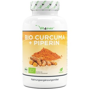 Bio Curcuma Piperin 365 Kapseln V A 750mg 100 Kurkuma Schwarzer Peffer Ebay