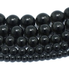 Shungite Beads High Carbon Round Loose 4mm 6mm 8mm 10mm 12mm 15.5" Full Strand