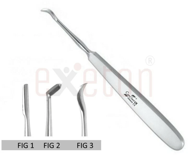 ComDent Chompret Syndesmotome De Chompret 1, 2, 3, Root Elevator, Oral Surgery