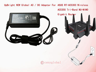 AC Adapter For ASUS ROG Rapture GT-AX11000 Tri-Band WiFi Gaming Router ...