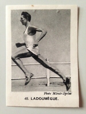 Photo Miroir Jules Ladoumègue – Ancienne Image Sprint Athlétisme