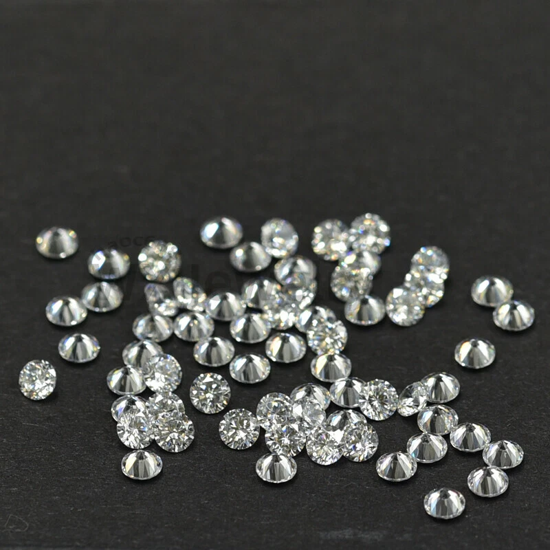 1000шт 0,7 ~ 20 мм россыпью белый круглый огранки кубический цирконий CZ камень AAAAA драгоценный камень - Изображение 4 из 4