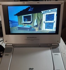 Audiovox Portable DVD Player D1705  Case  AC Adapter  Remote  MUST READ 