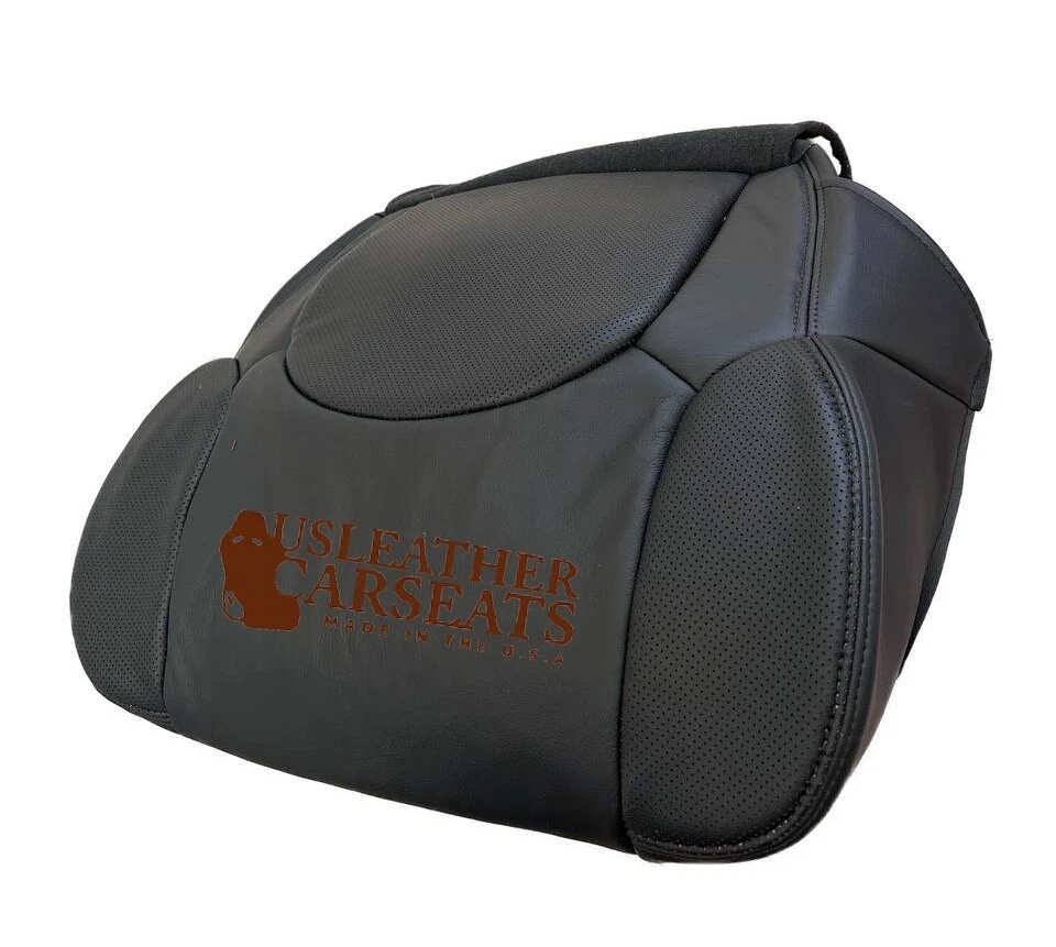 Cubierta de asiento de cuero inferior del lado del conductor negra para Nissan Pathfinder 2005-2012 Foto 4 de 4