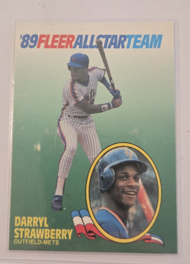 1989 Fleer - All Star Team Darryl Strawberry #10