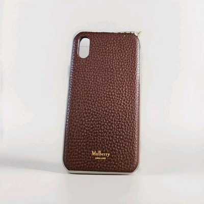MULBERRY Apple iPhone X Leder Clip Case in OxBlood 
