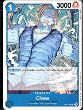 Chew OP14-050 Uncommon The Azure Sea's Seven Release Event Cards One Piece NM