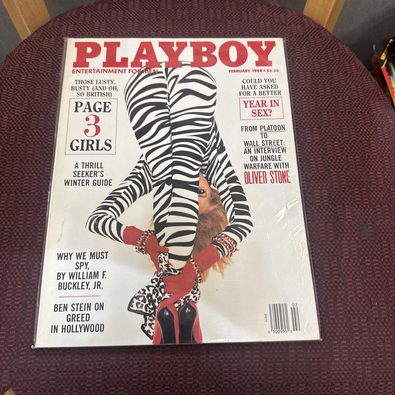 Playboy Magazine February 1988 Page 3 Girls