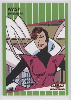 2023 Fleer Throwbacks '89 Marvel Edition Green 67/89 The Wasp Wasp #26 1b8