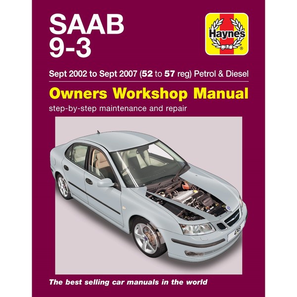 Saab 9-3 09.2002-09.2007 Benzin Diesel Turbo Limousine Repair Manual Haynes-image