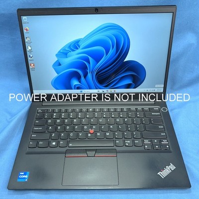 Lenovo ThinkPad E14 Touchscreen Laptop -  i7-1165G7, 16GB RAM, 512GB NVMe -Win11