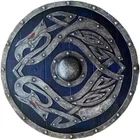 Handcrafted 24'' Medieval Viking Shield for Battle Round Shield Soldier Warrior