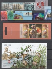 2019  Aland Collection 10 stamps +booklet of 9 + sheet FV &euro;35.50 MNH