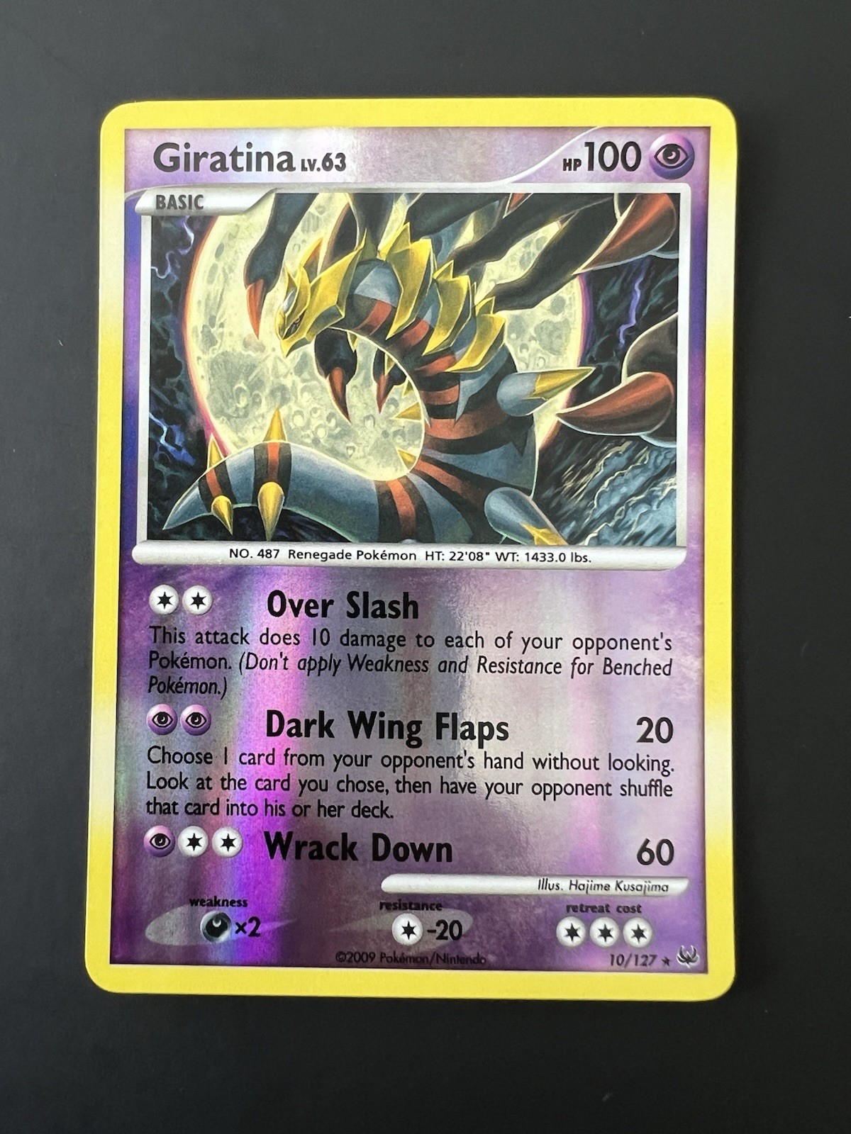 Giratina - 10/127 - Reverse Holo - Platinum - Pokemon Card - LP