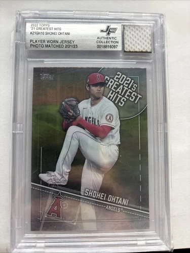 Jersey Fusion Player Worn Jersey Card Shohei Ohtani 2022 Topps Greatest Hits
