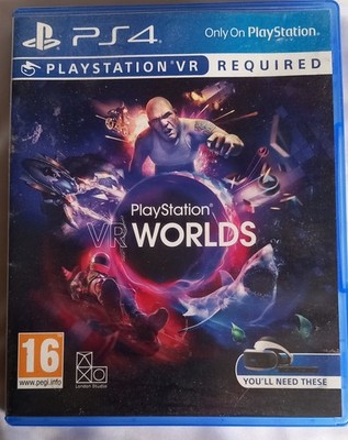 PLAYSTATION VR WORLDS | SONY PLAYSTATION 4 PS4 VIDEOSPIEL GUTER ZUSTAND