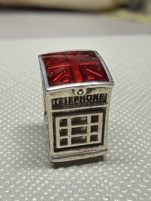 Authentic Pandora London Calling Phone Booth Charm (RETIRED)