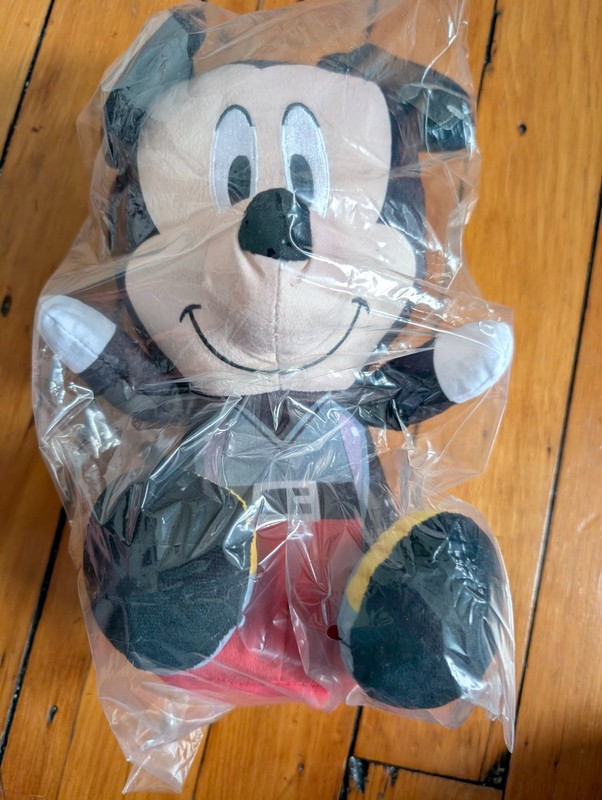 Disney Buckle Down Kingdom Hearts Mickey Mouse 12" Stuffed Animal Plush NWT NEW