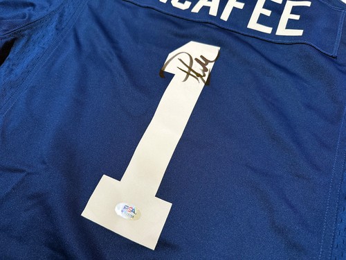 PAT MCAFEE Indianapolis Colts SIGNED Autograph Football Jersey PSA COA Nike S - Picture 2 of 3