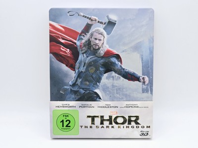 Thor The Dark Kingdom Steelbook Blu Ray 3D 2D  2 Disc Edition
