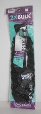 2X Water Wave Bulk 18" Hair Extensions Boho Braids Color 2 Sensationnel