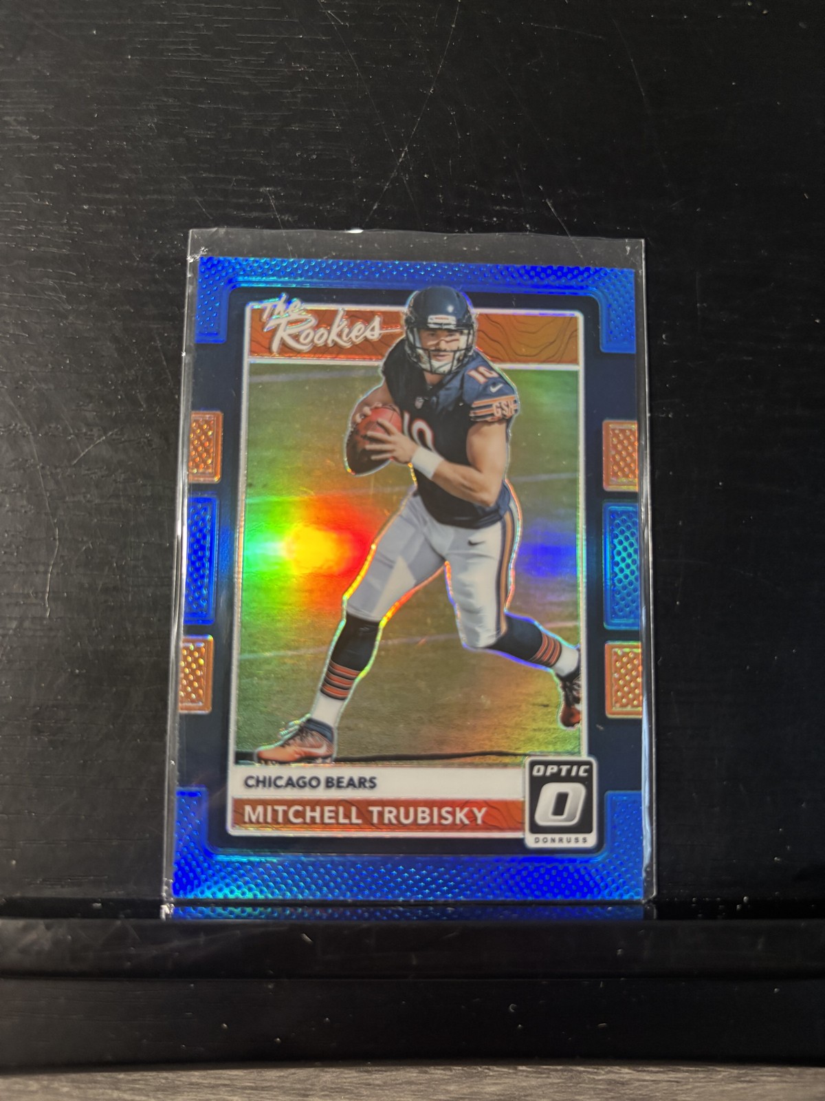 2017 Donruss Optic - The Rookies Mitchell Trubisky #1 Blue Prizm /149 (RC)