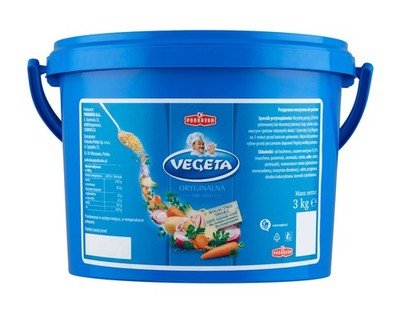 Vegeta Würzmischung Eimer 3kg - Gewürzmischung mit Gemüse - Gewürz Podravka