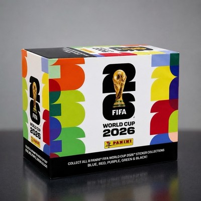 Panini FIFA World Cup 2026 Sealed Sticker Box 25 Count Official Collection