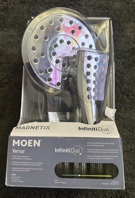 Moen 220C2  Verso Combination Shower With Infiniti Dial, Round,Chrome